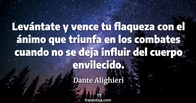 Cita de Dante Alighieri