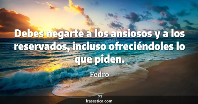 Cita de Fedro