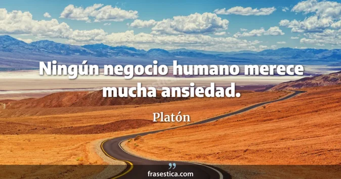 Cita de Platón