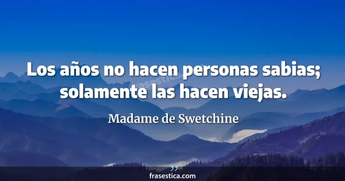 Cita de Madame de Swetchine