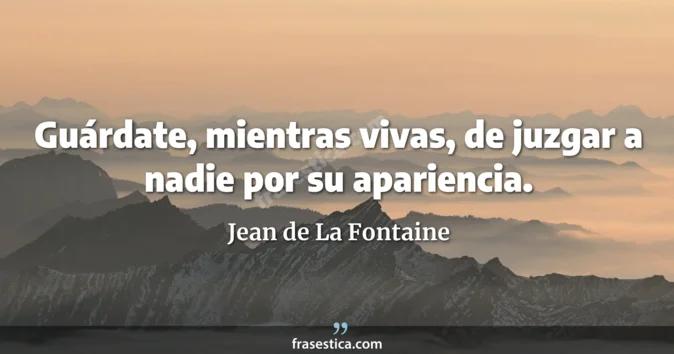 Cita de Jean de La Fontaine