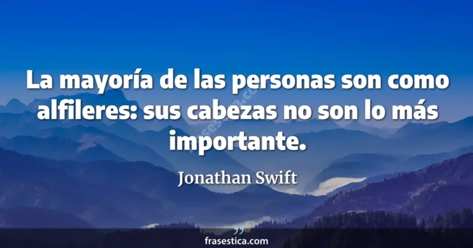 Cita de Jonathan Swift
