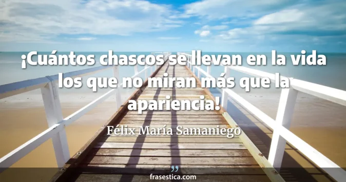 Cita de Félix María Samaniego