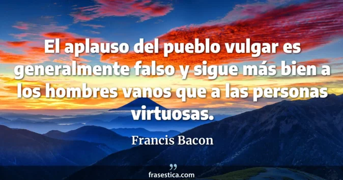 Cita de Francis Bacon
