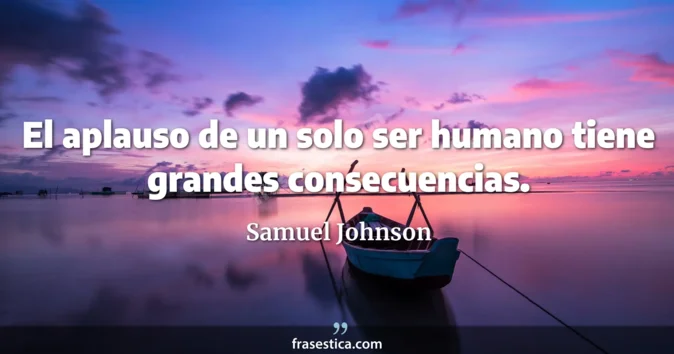Cita de Samuel Johnson