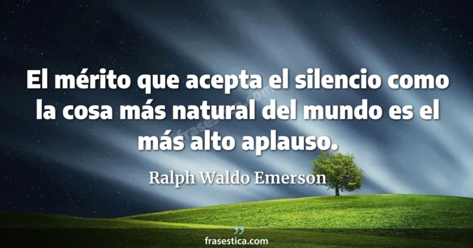 Cita de Ralph Waldo Emerson