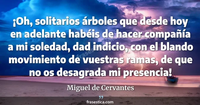 Cita de Miguel de Cervantes