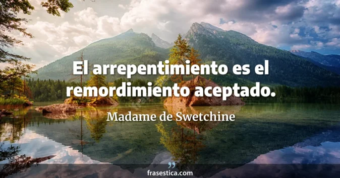 Cita de Madame de Swetchine