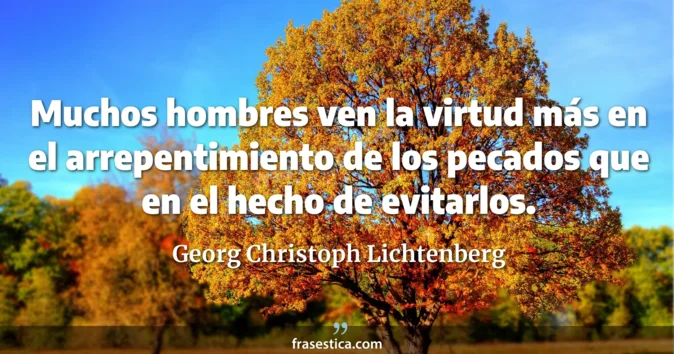 Cita de Georg Christoph Lichtenberg