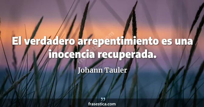 Cita de Johann Tauler
