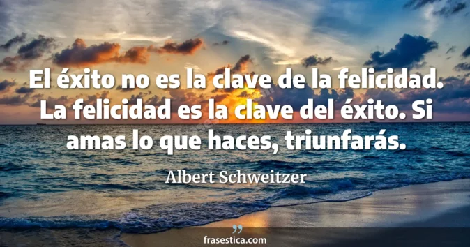Cita de Albert Schweitzer