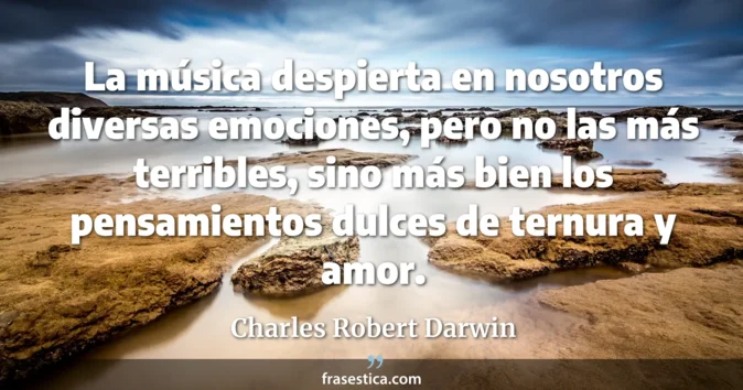 Cita de Charles Robert Darwin