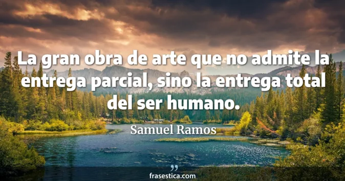 Cita de Samuel Ramos