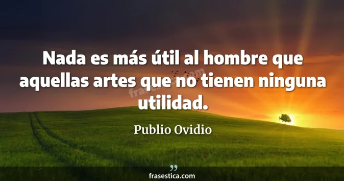 Cita de Publio Ovidio