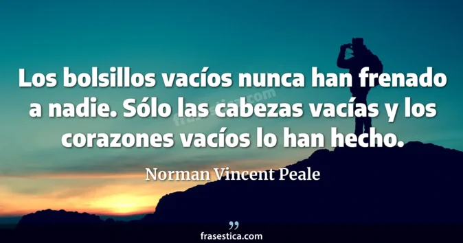Cita de Norman Vincent Peale