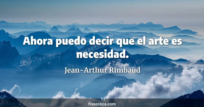 Cita de Jean-Arthur Rimbaud
