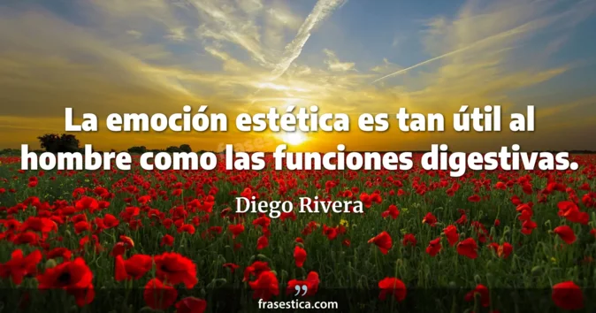 Cita de Diego Rivera
