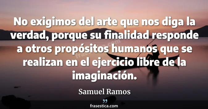 Cita de Samuel Ramos