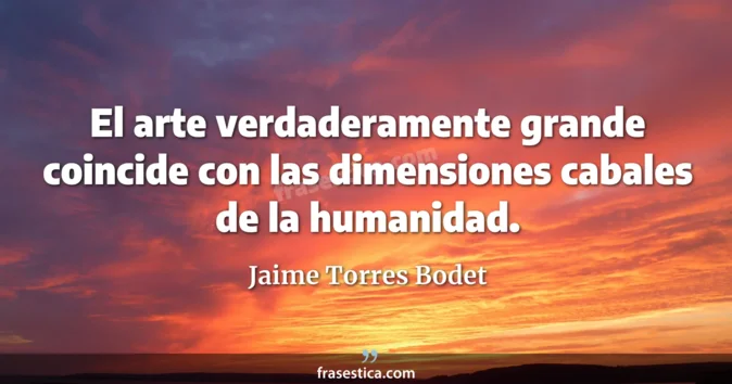 Cita de Jaime Torres Bodet