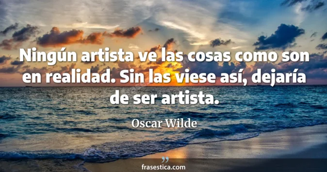 Cita de Oscar Wilde
