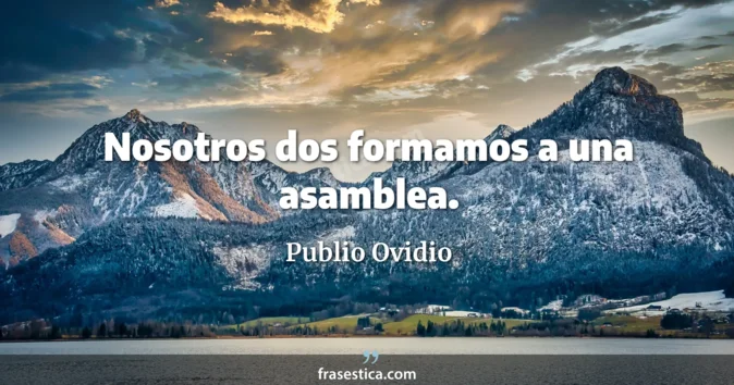 Cita de Publio Ovidio