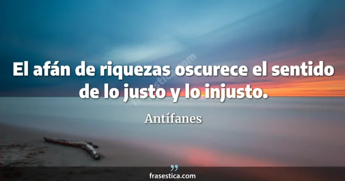 Cita de Antífanes