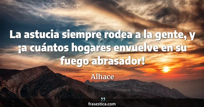Cita de Alhace