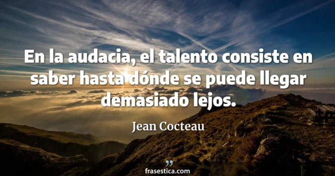 Cita de Jean Cocteau