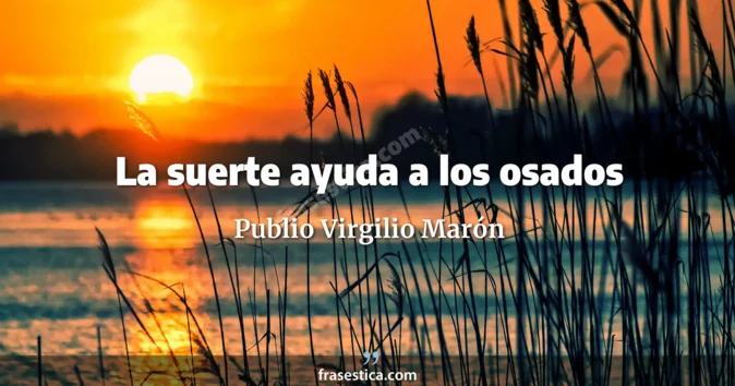 Cita de Publio Virgilio Marón