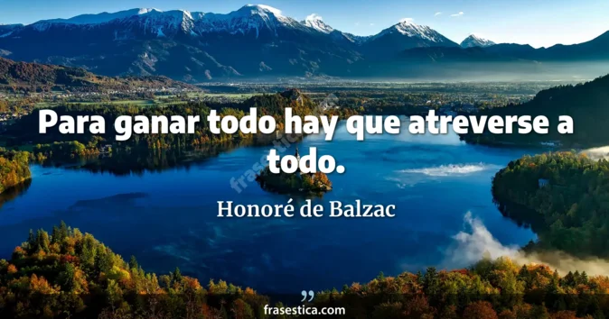Cita de Honoré de Balzac