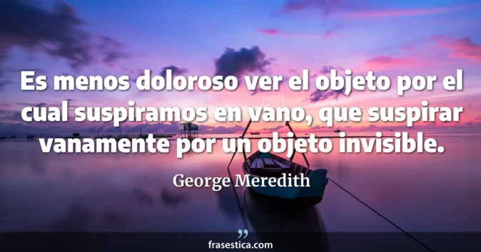 Cita de George Meredith