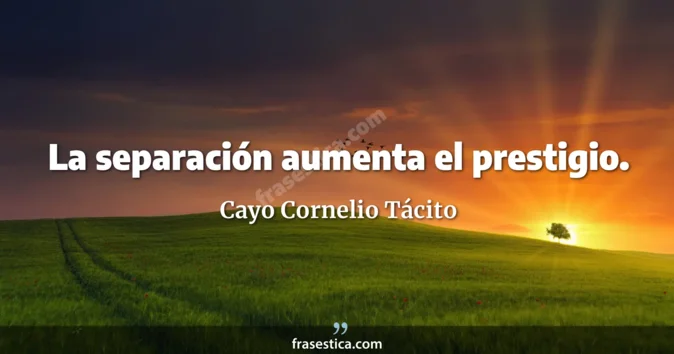 Cita de Cayo Cornelio Tácito