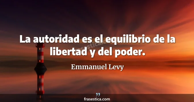 Cita de Emmanuel Levy
