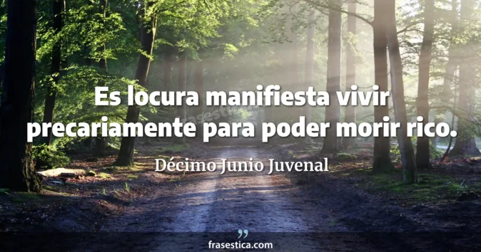Cita de Décimo Junio Juvenal