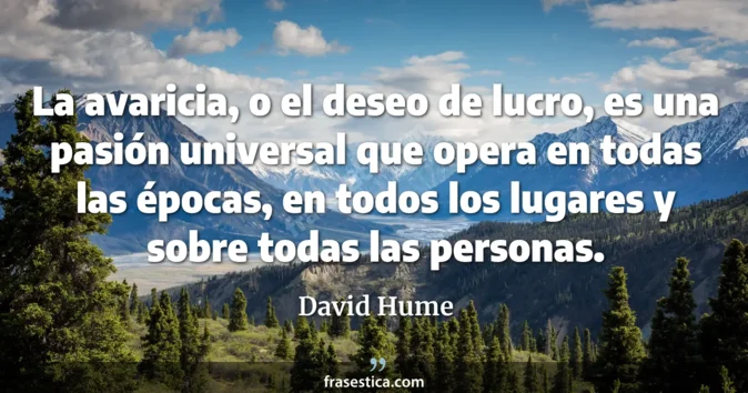 Cita de David Hume