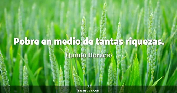 Cita de Quinto Horacio