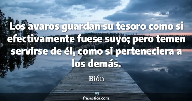 Cita de Bión