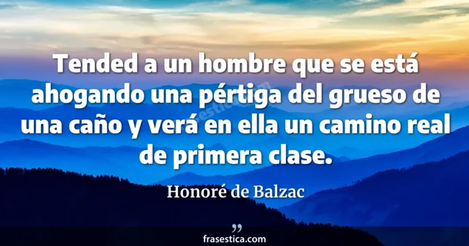 Cita de Honoré de Balzac