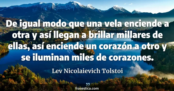 Cita de Lev Nicolaievich Tolstoi