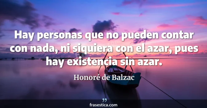 Cita de Honoré de Balzac