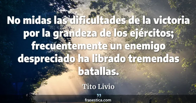 Cita de Tito Livio
