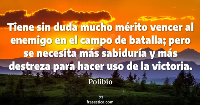 Cita de Polibio