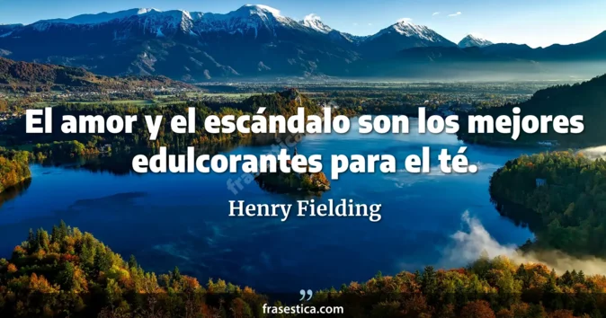 Cita de Henry Fielding