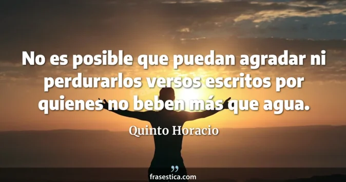 Cita de Quinto Horacio