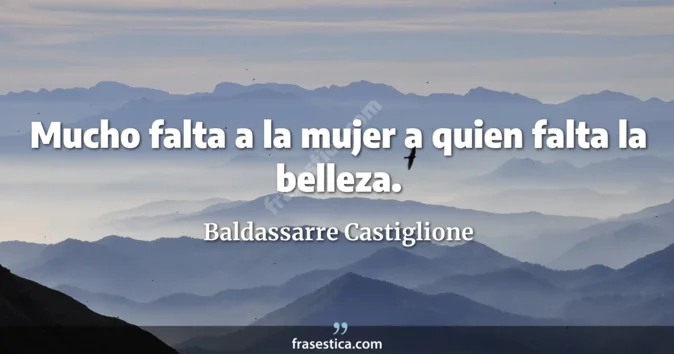 Cita de Baldassarre Castiglione