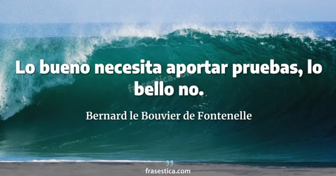 Cita de Bernard le Bouvier de Fontenelle