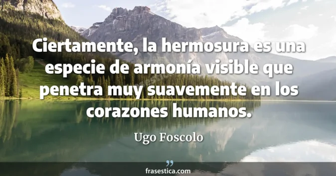 Cita de Ugo Foscolo