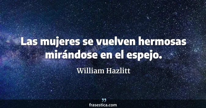 Cita de William Hazlitt