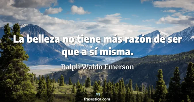 Cita de Ralph Waldo Emerson