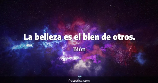 Cita de Bión